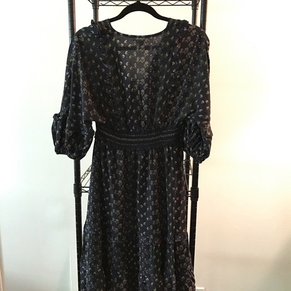 Max Studio blue floral dress from Macy’s - Picture 3 of 4